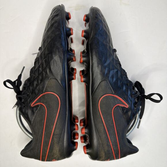 Nike Tiempo Legend 8 Club Soccer Cleats AT6107-060 Black Red Men Size 10 main image 8